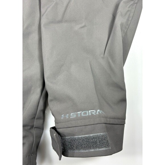 UVA-Wise Cavaliers Under Armour 2XL Grey Hooded Insulated Full Zip Jacket - Picture 4 of 12